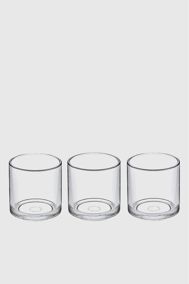 Tumbler 85mm - Clear SET OF 3