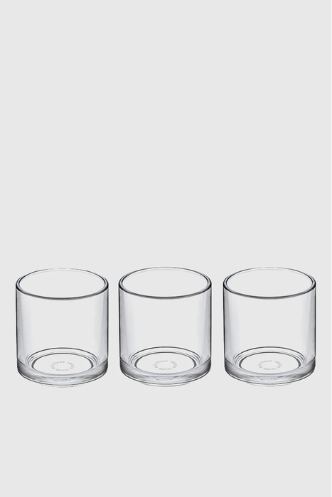 Tumbler 85mm - Clear SET OF 3