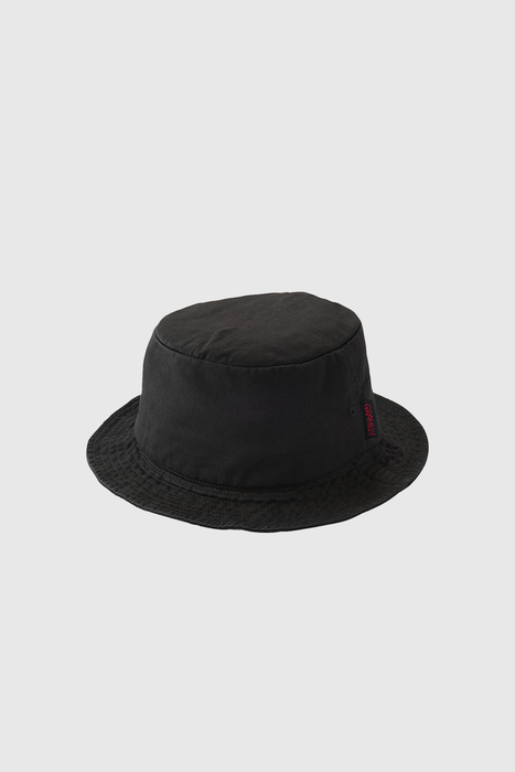 Twill Packable Bucket - Black