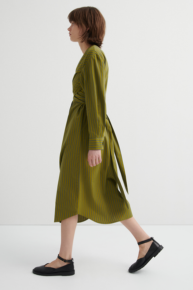 Twist Dress - Artisan Stripe