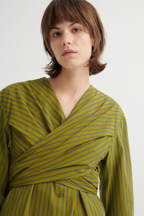 Twist Dress - Artisan Stripe