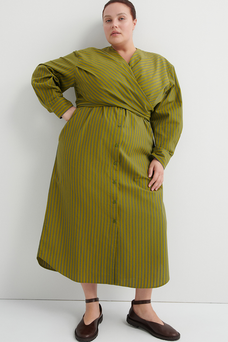 Twist Dress - Artisan Stripe