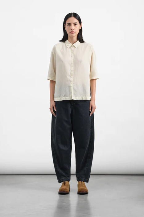 Twisted Seam Trouser - Charcoal