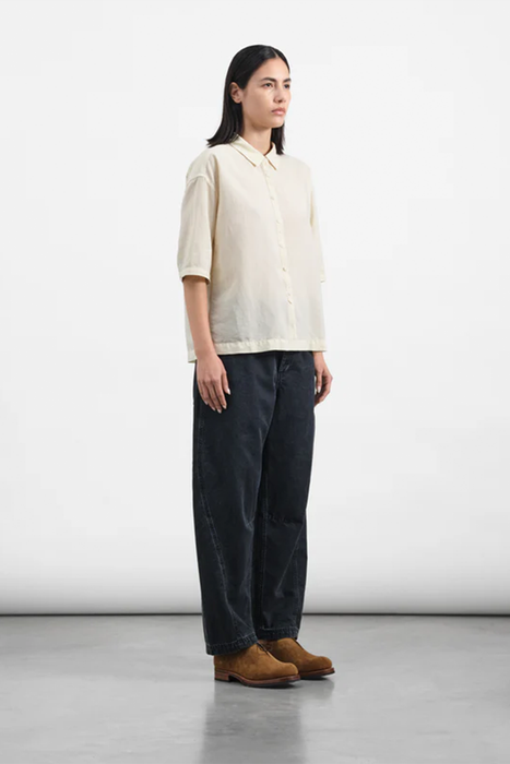 Twisted Seam Trouser - Charcoal