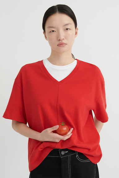 Unity Tee - Poppy Red