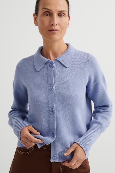 Utility Cardigan - Periwinkle