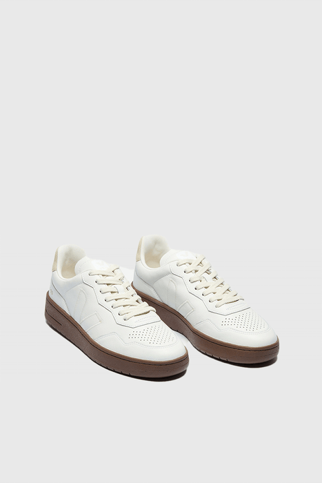 V-90 ZZ O.T. Leather - White / Pierre / Almond