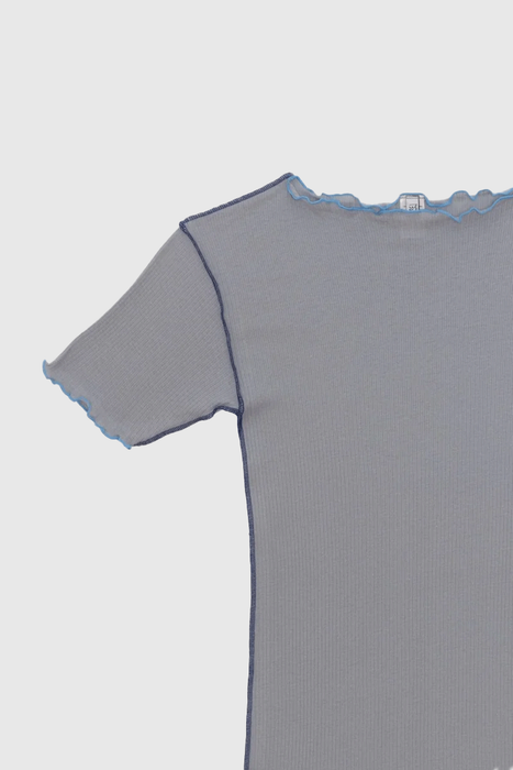 Vein Tee - Bow Blue