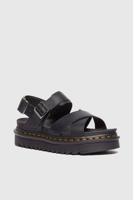 Voss II Cross Strap Sandals - Black Athena