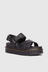 Voss II Cross Strap Sandals - Black Athena