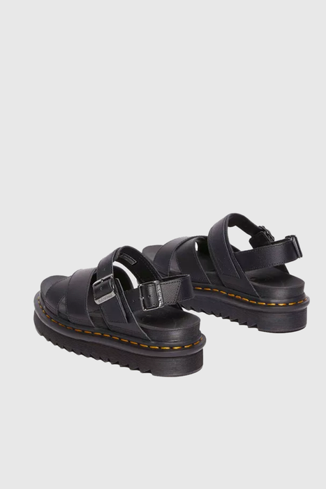 Voss II Cross Strap Sandals - Black Athena