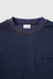Waffle Pocket Tee - Navy