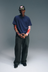 Waffle Pocket Tee - Navy