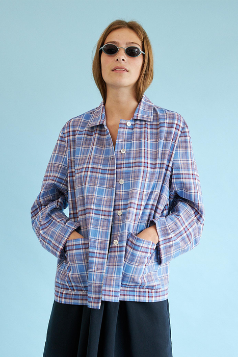 Walk On Water Shirt - Linen Check