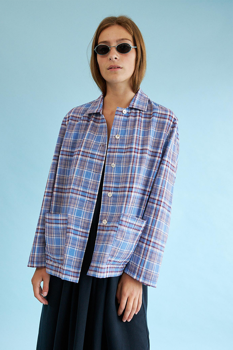 Walk On Water Shirt - Linen Check