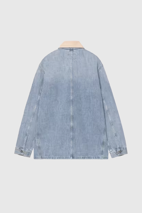 Warren Chore Coat - Blue / Dusty Hamilton Brown