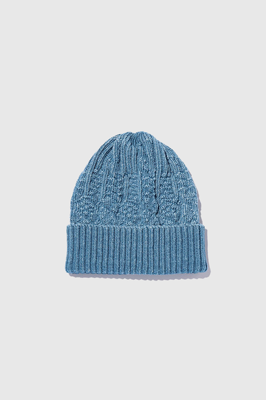 Watch Cap Patchwork - Light Indigo