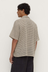 Watson Short Sleeve Shirt - Cream / Black