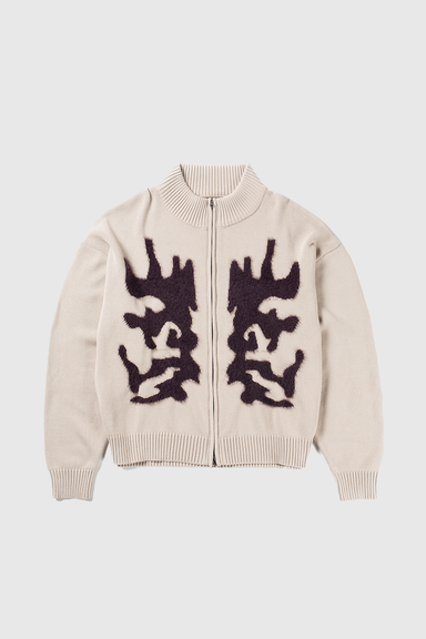 Wayward Zip Knit - Cream