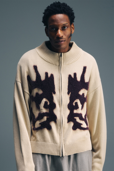 Wayward Zip Knit - Cream