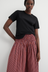 Weaver Skirt - Maroon Check