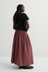 Weaver Skirt - Maroon Check