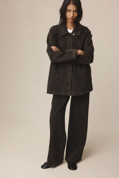 Wide Leg Jean - Tobacco