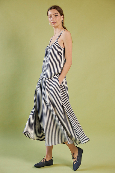 Window in Your Heart Skirt - Stripe