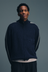 Wolfe Zip Knit - Navy