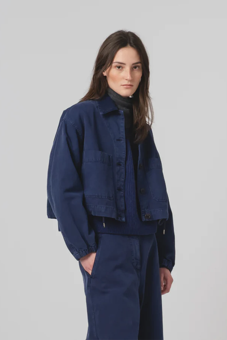 Woopsie Jacket - Canvas Indigo Blue