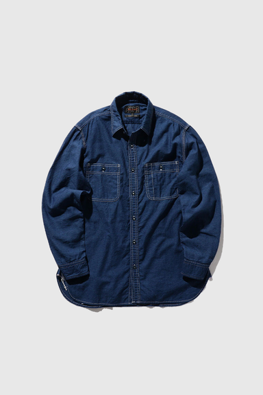 Work Chambray Shirt - Indigo