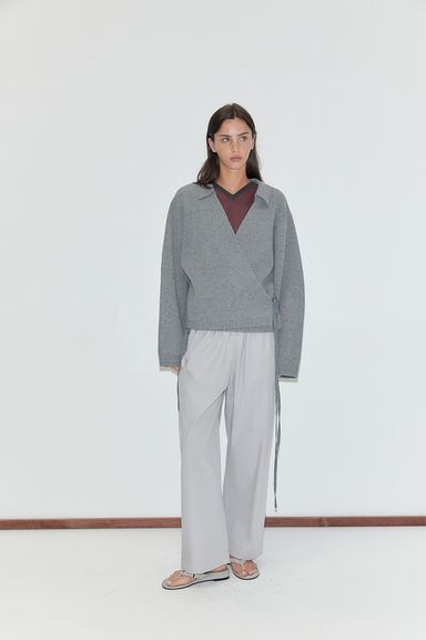 Wrap Cardigan - Grey