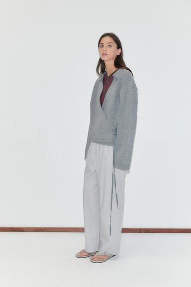 Wrap Cardigan - Grey