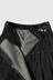Wrap Pleated Skirt - Black