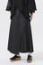 Wrap Pleated Skirt - Black