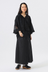 Wrap Pleated Skirt - Black