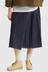 Wrap Pleated Skirt - Indigo