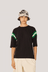 Skate T-Shirt - Black / Green / Ecru