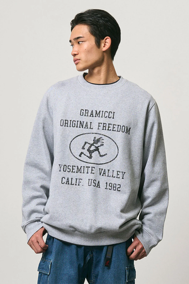 Yosemite Valley Sweatshirt - Grey Heather