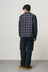 Zip-Up Insulated Flannel Shirt - Navy Shadow Plaid