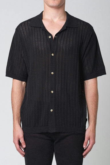 Bowler Knit Classic Shirt - Black