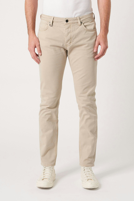 Lou Slim Twill - Washed Stone