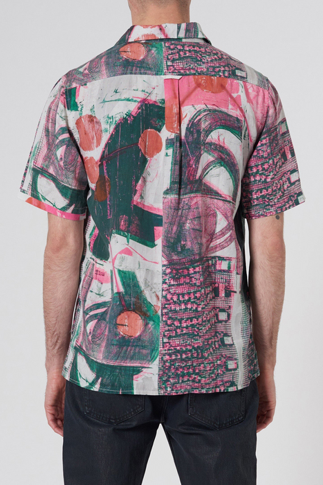 Yu Art Shirt 1 - Ash / Pink
