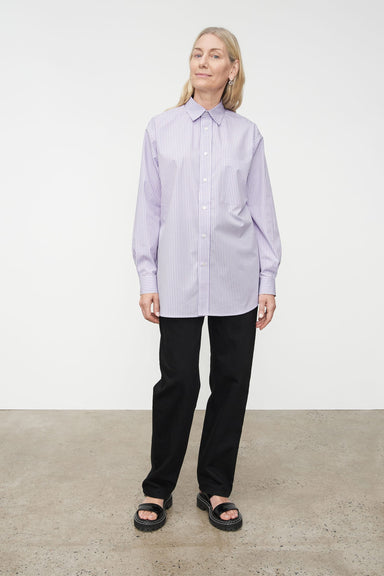 James Shirt - Lilac Stripe