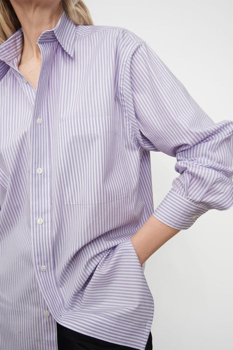 James Shirt - Lilac Stripe
