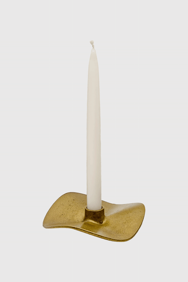 La-De-Da Candle Holder - Brass