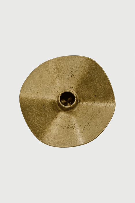 La-De-Da Candle Holder - Brass