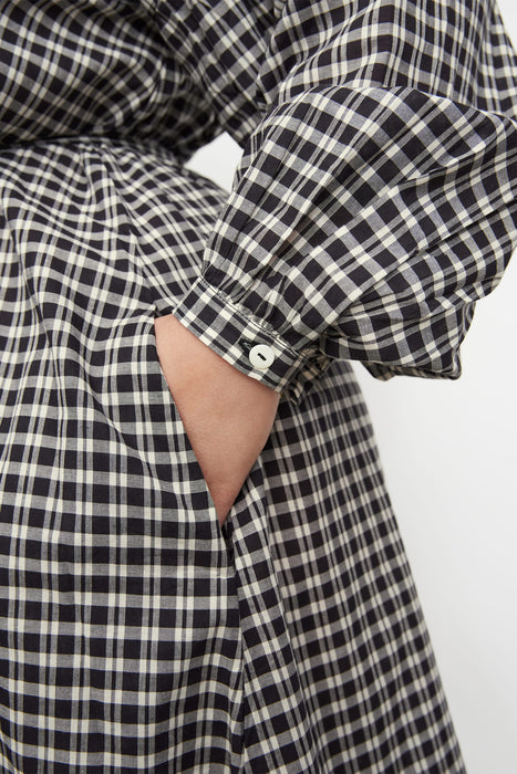 Patti Dress - Monochrome Check