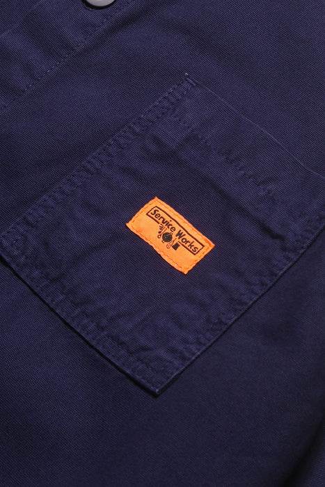 Canvas Coverall Jacket - Navy