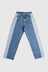 Super Loose - Blue Jeans with Side Panel